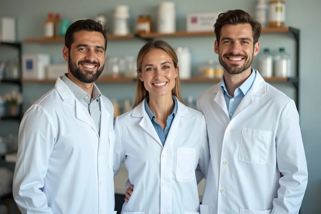 El equipo de la farmacia