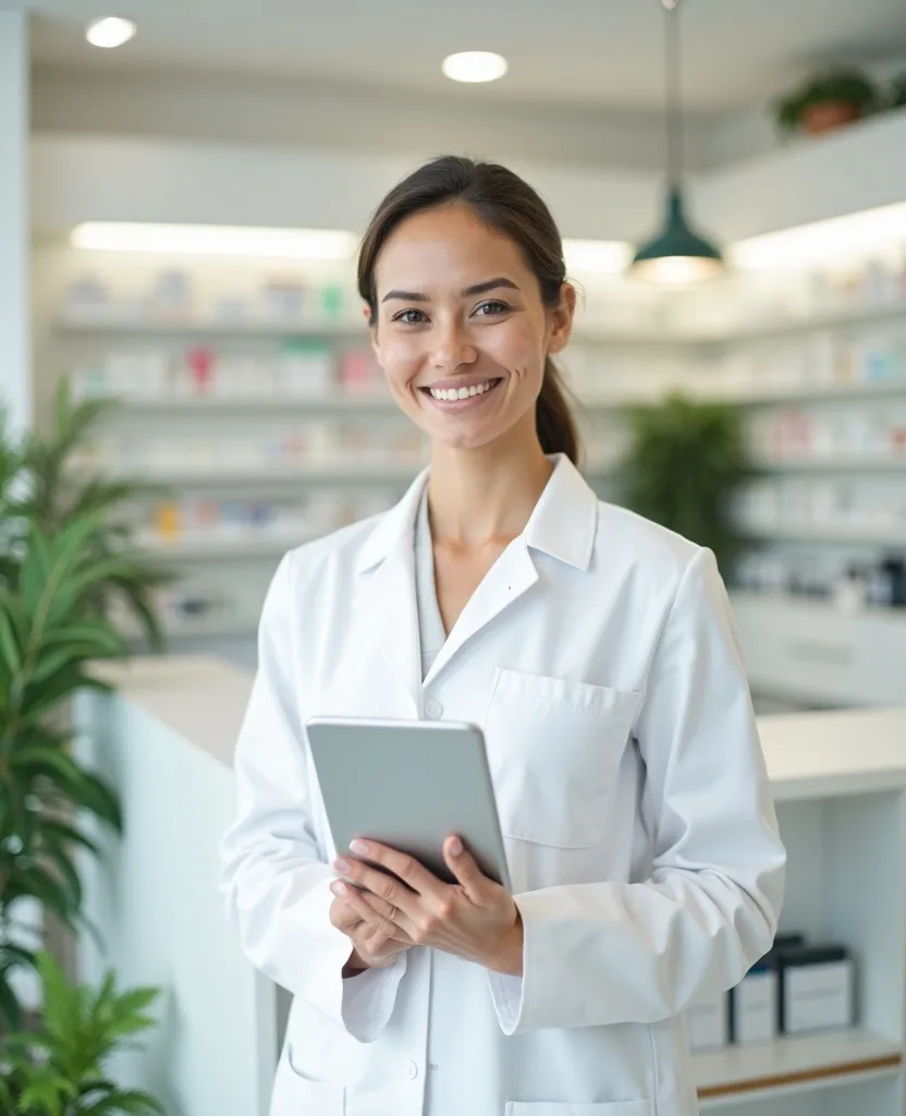 Farmacéutica en nuestra farmacia de Pamplona